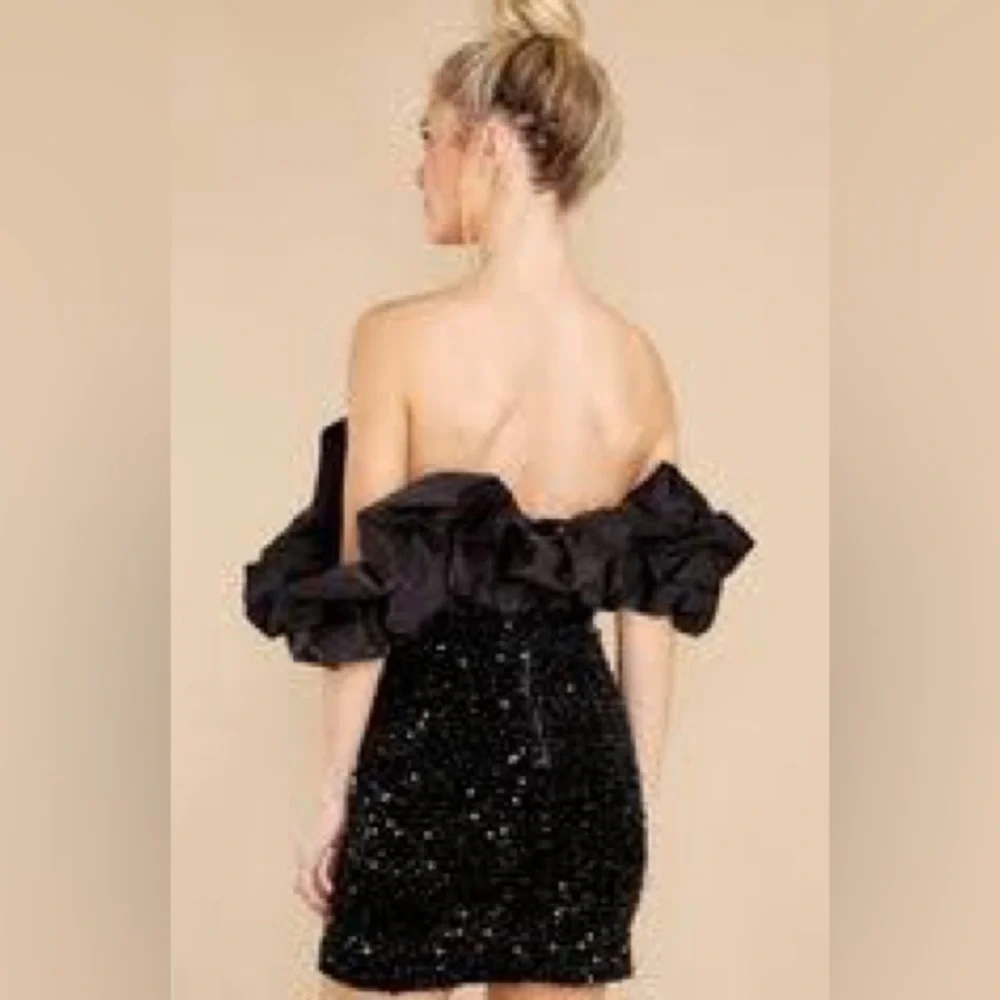 Inner Sparkle Black Sequin Dress - Picture 3 of 5